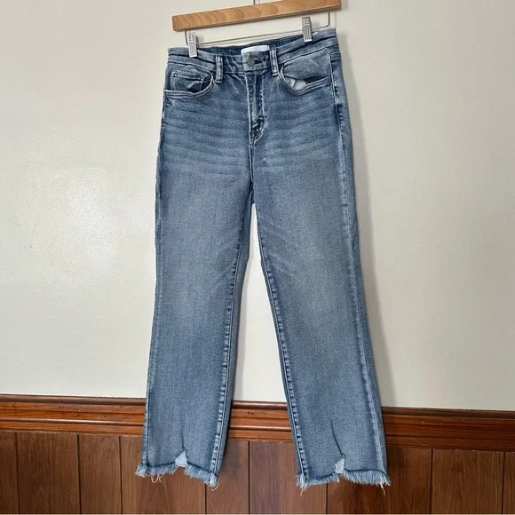 Vervet High Rise Crop Flare Jeans Size 29 - Picture 1 of 7